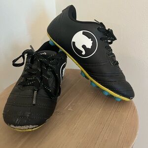 Procat soccer cleats US kids size 12 black sneakers sports shoes
